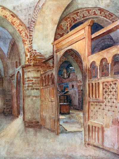 Eine koptische Kirche in der Nähe von Abydos von Walter Frederick Roofe Tyndale