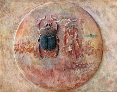 Khnum, Kepr, Ra, im Grab von Sethos I. in Theben von Walter Frederick Roofe Tyndale