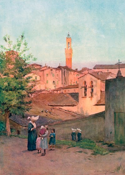 La Capella S Caterina, Siena von Walter Frederick Roofe Tyndale