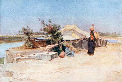 Am Mahmoudieh-Kanal von Walter Frederick Roofe Tyndale
