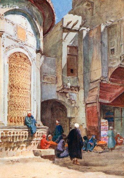 Der Sebil nahe dem Tor Zuweyla (Farblithografie) von Walter Frederick Roofe Tyndale