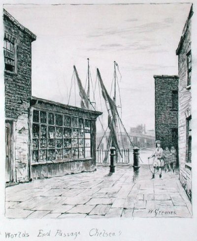 Worlds End Passage, Chelsea von Walter Greaves