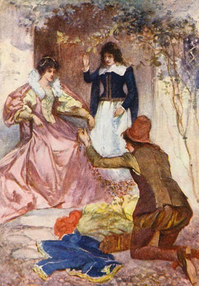 Illustration für Kenilworth von Sir Walter Scott von Walter Grieve