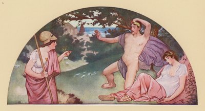 Theseus verlässt auf Befehl von Minerva die schlafende Ariadne von Walter MacEwen