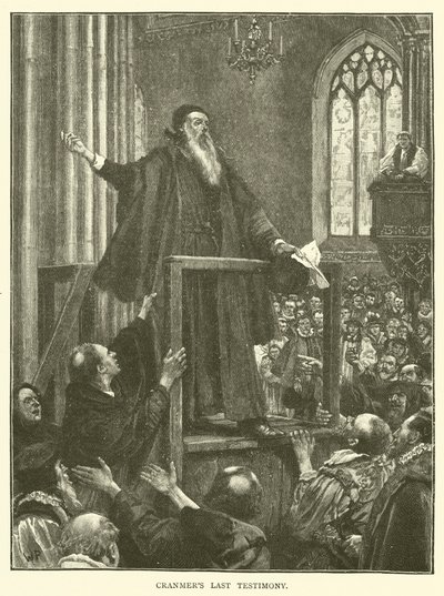 Cranmers letztes Zeugnis von Walter Paget