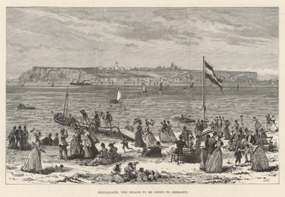 Helgoland, die Insel, die an Deutschland abgetreten werden soll von Walter Paget