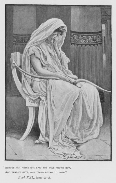Illustration für Popes Odyssee von Homer (Litho) von Walter Paget