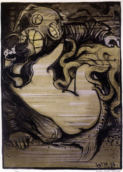 Sirene und Taucher, „Jugend“ von Walter Puttner