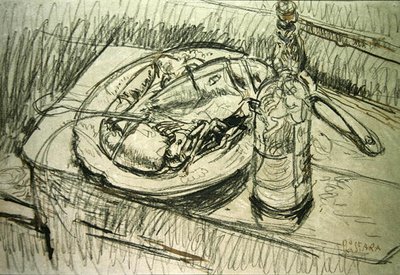 Stillleben mit Hummer von Walter Richard Sickert