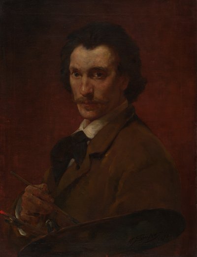Selbstporträt von Walter Shirlaw