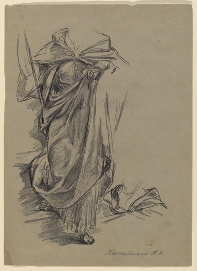 Studie der Draperie von Walter Shirlaw