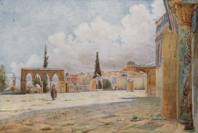 Südportal der Moschee und Sommerkanzel, Jerusalem von Walter Spencer Stanhope Tyrwhitt