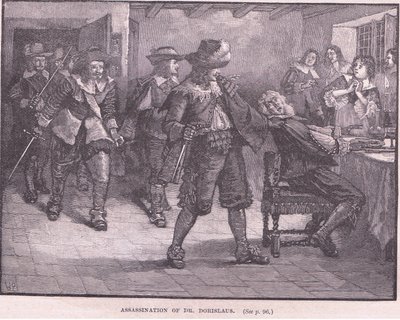 Ermordung von Dr. Dorislaus AD 1649 von Walter Stanley Paget