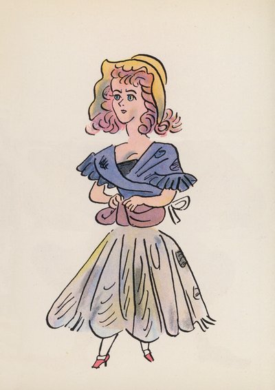 Figuren aus Kinderbüchern: Aschenputtel von Walter Trier