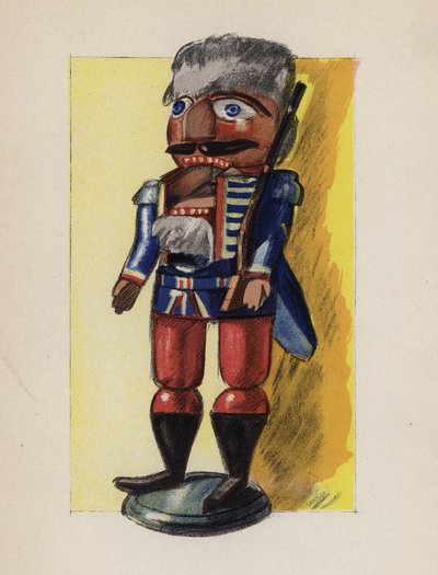 Altes Spielzeug bemalt von Walter Trier von Walter Trier
