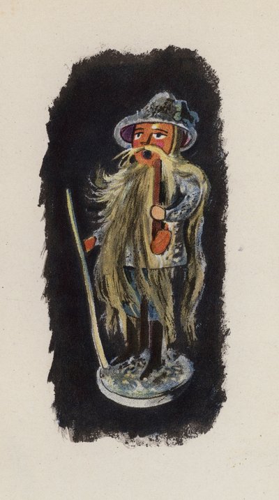 Altes Spielzeug, bemalt von Walter Trier von Walter Trier