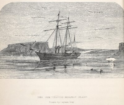 Der Fuchs verlässt Beachey Island, 1859 von Walter William May