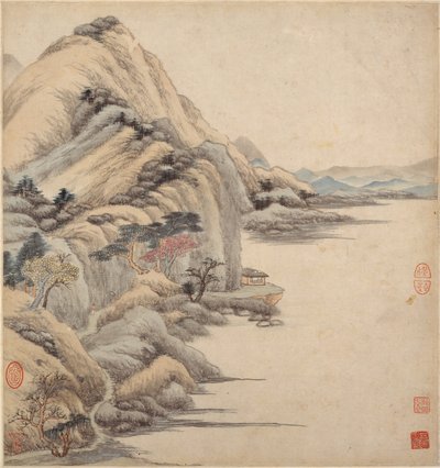 Landschaften im Stil alter Meister, 17. Jahrhundert von Wang Jian