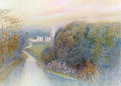 Fountains Abbey: Die "Überraschungsaussicht" von Warwick (after) Goble