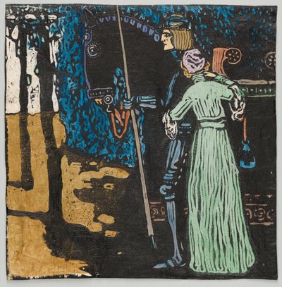 Abschied (Zweiter Zustand) von Wassily Kandinsky