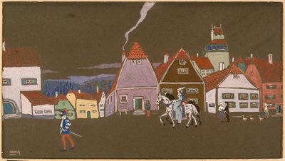Altes Städtchen von Wassily Kandinsky