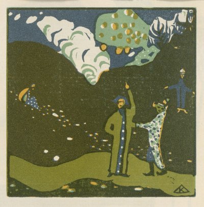 Apfelbaum (Blatt 39 aus: "Klänge") von Wassily Kandinsky