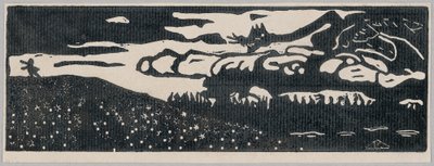 Der Drache (Zweiter Zustand) von Wassily Kandinsky