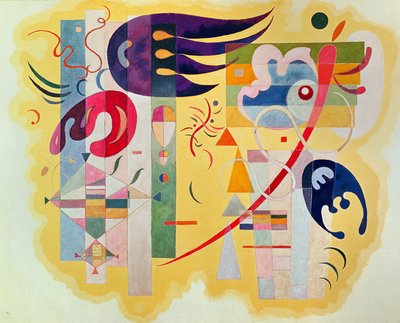 Dominantes Violett, 1934 von Wassily Kandinsky