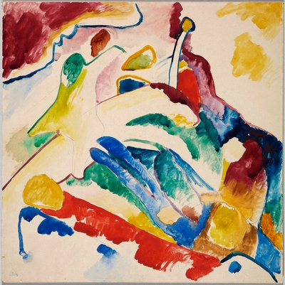 Entwurf zu "Komposition II" von Wassily Kandinsky