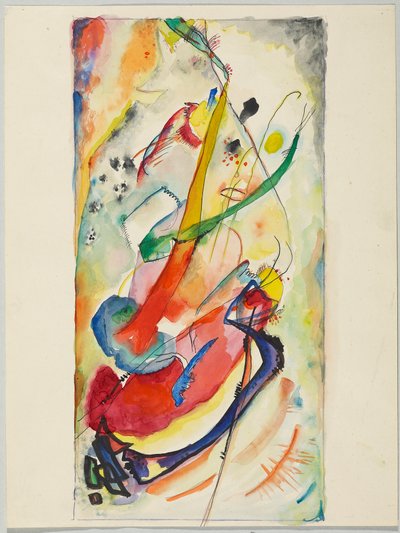 Entwurf zu einem Wandbild für Edwin R. Campbell Nr. 1 von Wassily Kandinsky