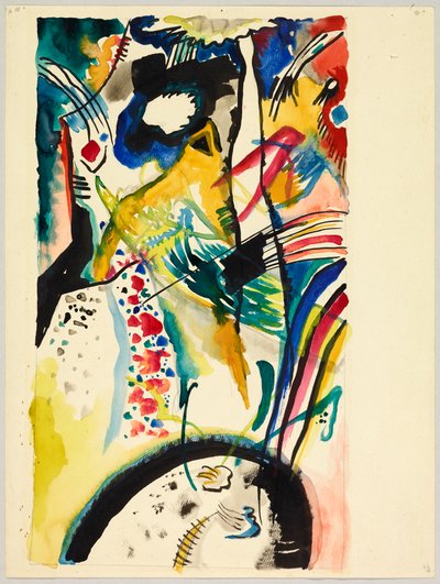 Entwurf zu einem Wandbild für Edwin R. Campbell Nr. 3 von Wassily Kandinsky