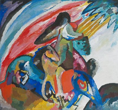 Improvisation 12 (Der Reiter) von Wassily Kandinsky
