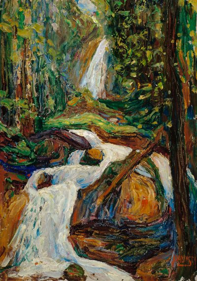 Kochel – Wasserfall I von Wassily Kandinsky