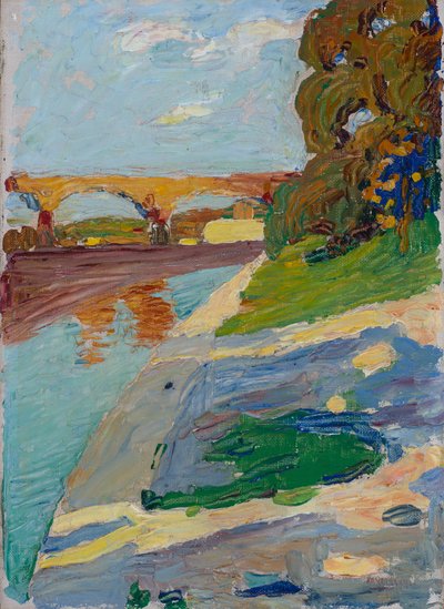 München – Die Isar von Wassily Kandinsky