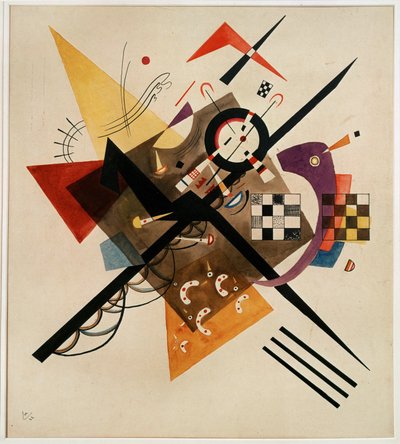 Auf Weiß II, Frühling von Wassily Kandinsky