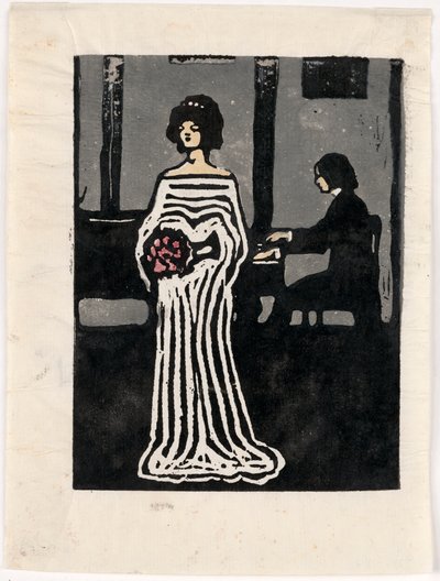 Sängerin (Zweiter Zustand) von Wassily Kandinsky