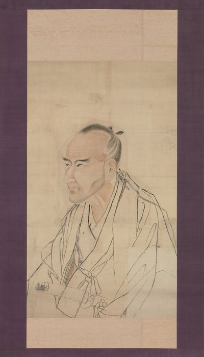 Skizze für das Porträt von Tachihara Suiken, 19. Jahrhundert von Watanabe Kazan