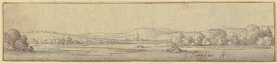 Eine Donau-Landschaft von Wenceslaus Hollar