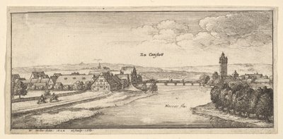 Cannstadt, 1665 von Wenceslaus Hollar