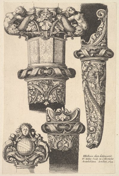 Dolche und Scheiden von Wenceslaus Hollar