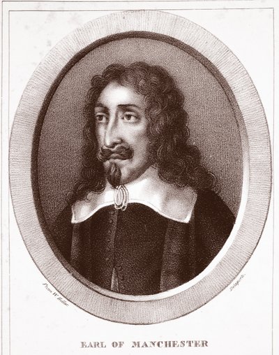 Earl of Manchester, zugeschrieben Delaporte, graviert von de Langlume von Wenceslaus Hollar