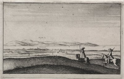 Englische Ansichten: Isle of Wight von Portsmouth von Wenceslaus Hollar