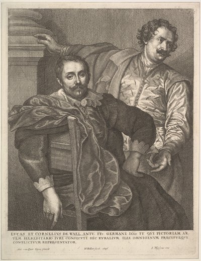 Lucas und Cornelius van Wael von Wenceslaus Hollar