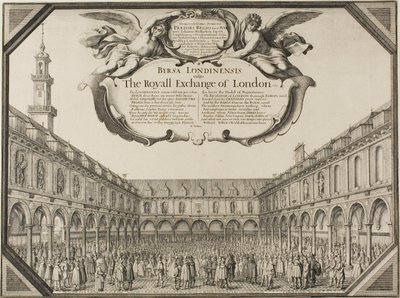 Royal Exchange von Wenceslaus Hollar