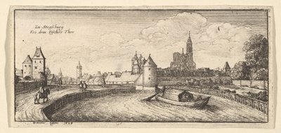 Straßburg, aus "Deutsche Ansichten" von Wenceslaus Hollar