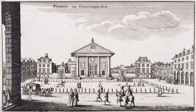 Der Piazza in Covent Garden, 1647 von Wenceslaus Hollar