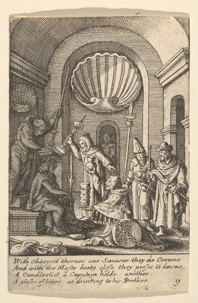 Die Verspottung Christi von Wenceslaus Hollar
