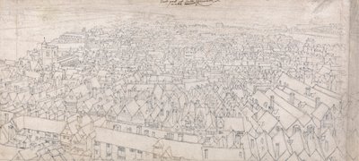 Ansicht des östlichen Teils von Southwark, Blick Richtung Greenwich von Wenceslaus Hollar