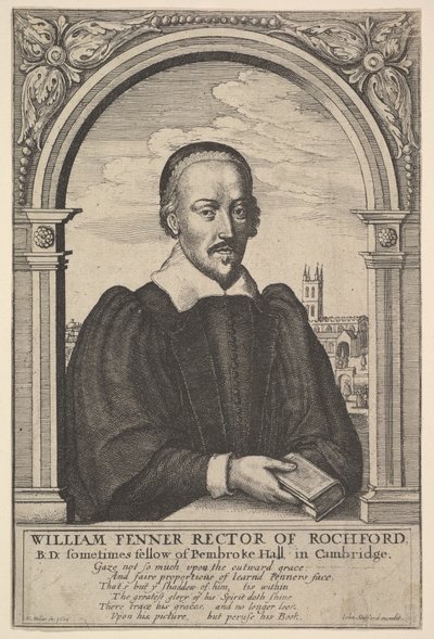 William Fenner, Rektor von Rochford, 1656 von Wenceslaus Hollar