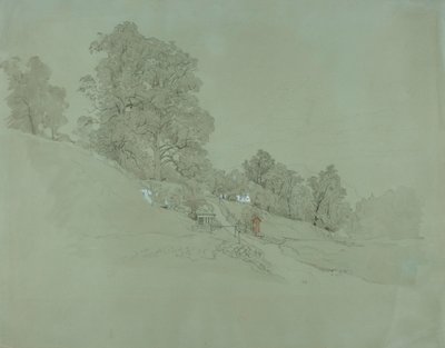 Landschaft am Hang von Werner Holmberg